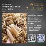  [Bulk Order] PREMIUM PERCH FISH MAW - LARGE SIZE (SEA BASS FISH MAW 黄花鱼胶) 