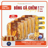  Thùng 6 Hộp Bóng Cá Chẽm Thượng Hạng 600g+, Tặng Kèm Còi sò điệp + Thảo Mộc 