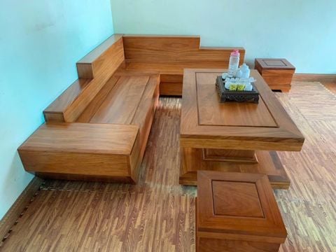 Bộ Bàn Ghế Sofa Phòng Khách Gỗ BG06