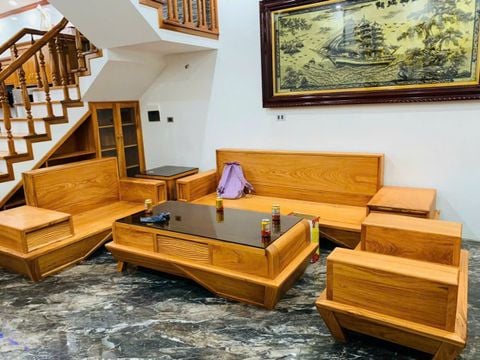 Bộ Bàn Ghế Sofa Phòng Khách Gỗ BG07