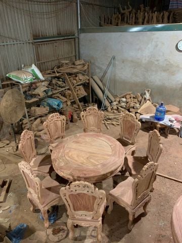 Bộ Bàn Ghế Phòng Ăn PA07