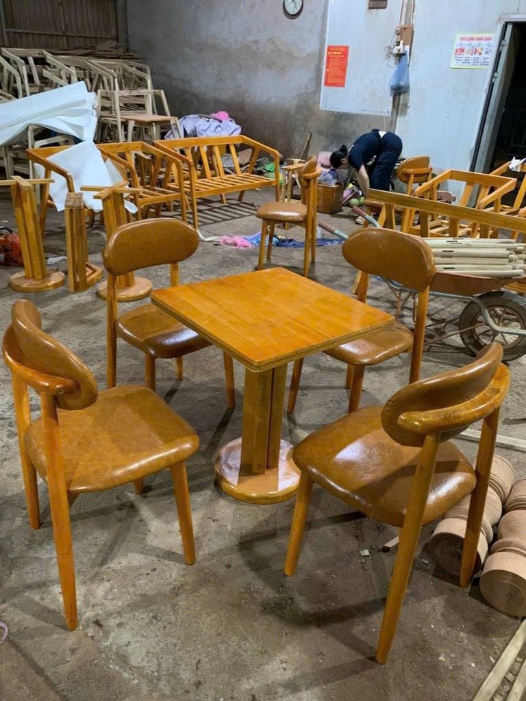 Bộ Bàn Ghế Quán Café, Trà sữa, Homestay H04