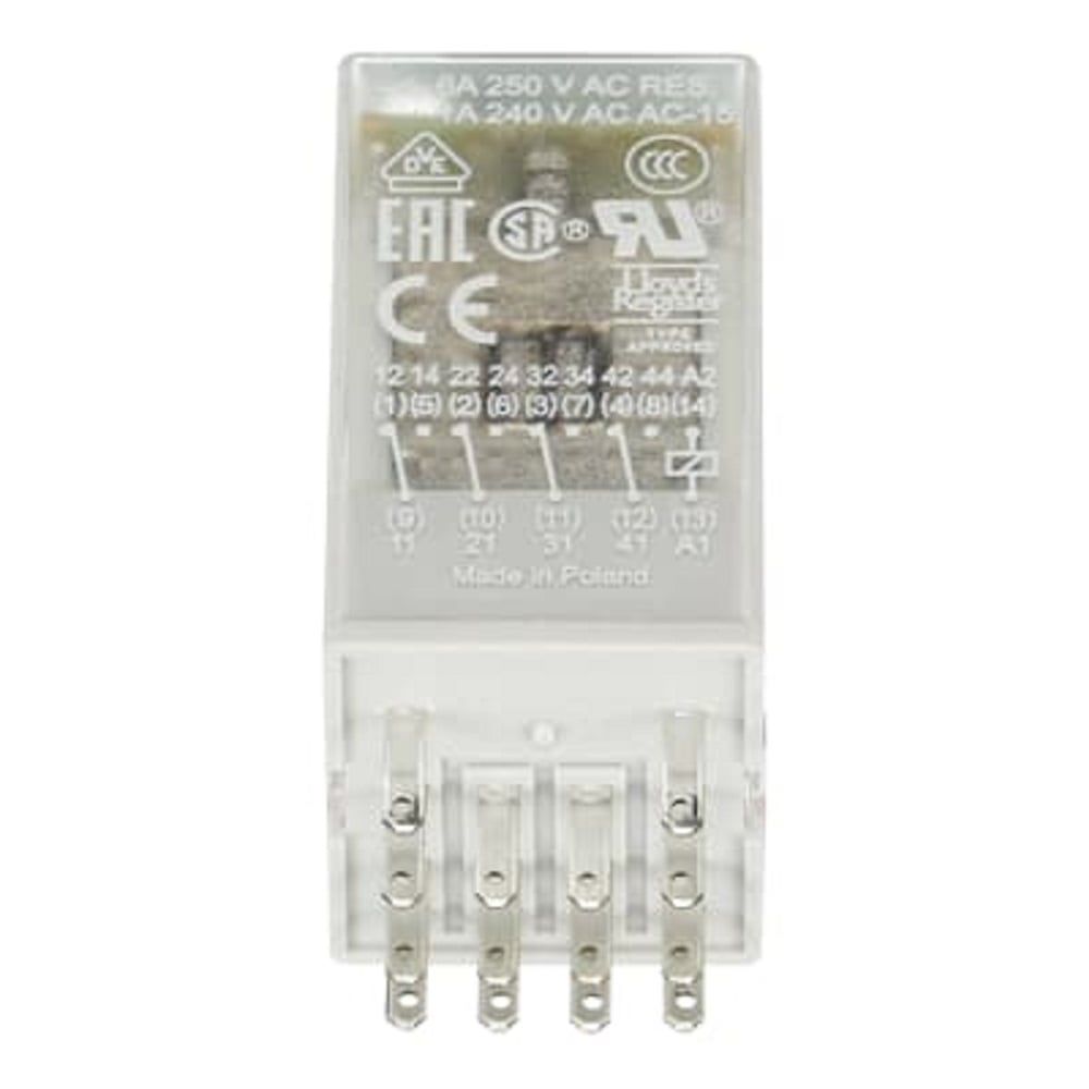  CR-M024AC4L Pluggable interface relay 4c/o, A1-A2=24VAC, 250V/6A, LED 1SVR405613R0100 