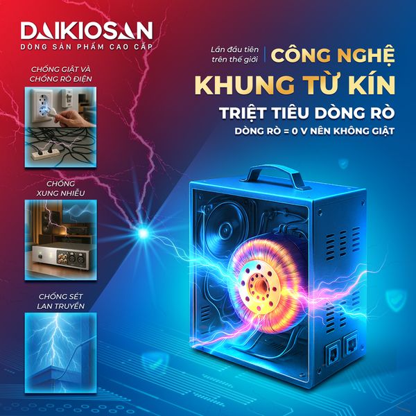 Chống giật trọn đời Daikiosan 10KVA DE100 1F