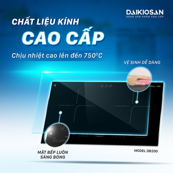 Bếp từ đôi Daikiosan DB200