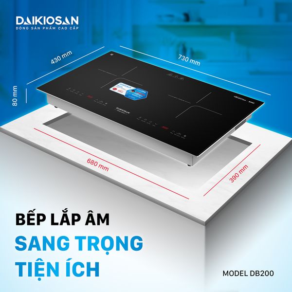 Bếp từ đôi Daikiosan DB200