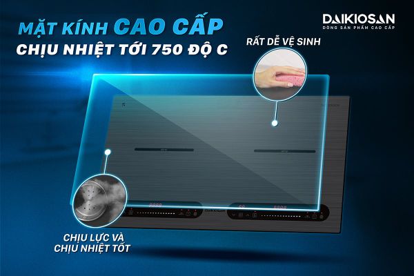 Bếp từ đôi Daikiosan DKT-200006