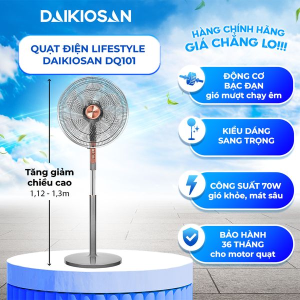 Quạt điện đứng lifestyle Daikiosan DQ101