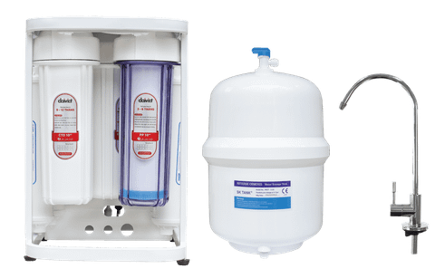 Máy lọc nước RO dùng cốc không vỏ tủ Daikiosan DSW-35008D