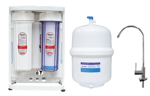 Máy lọc nước RO dùng cốc không vỏ tủ Makano MKW-35008D thông dụng