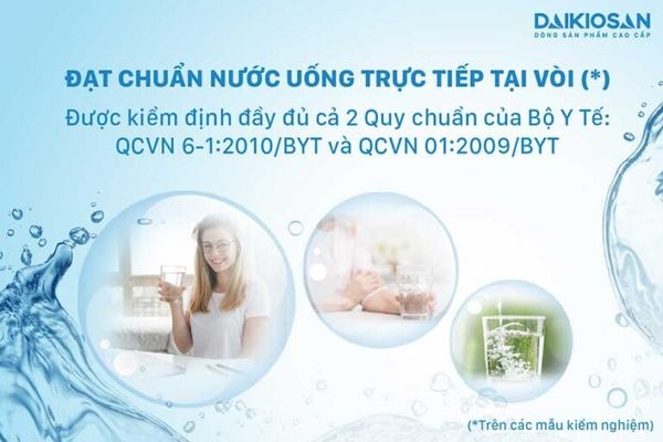 Máy lọc nước RO để gầm không tủ Daikiosan DSW-44009D