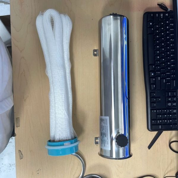 Lọc đầu nguồn UF siêu lọc sử dụng sợi PVDF cán nguội cao cấp GreenLife lọc siêu sạch cho nước đầu vào