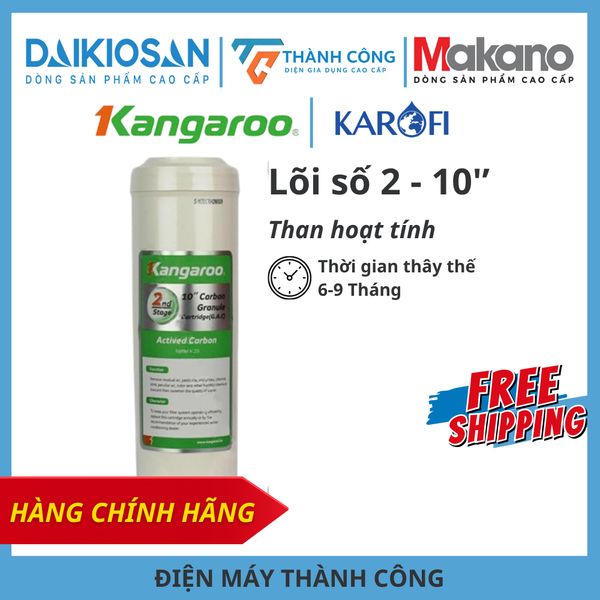 Lõi lọc nước Kangaroo Combo lõi số  123 – Phù hợp máy RO, tiêu chuẩn lọc sạch