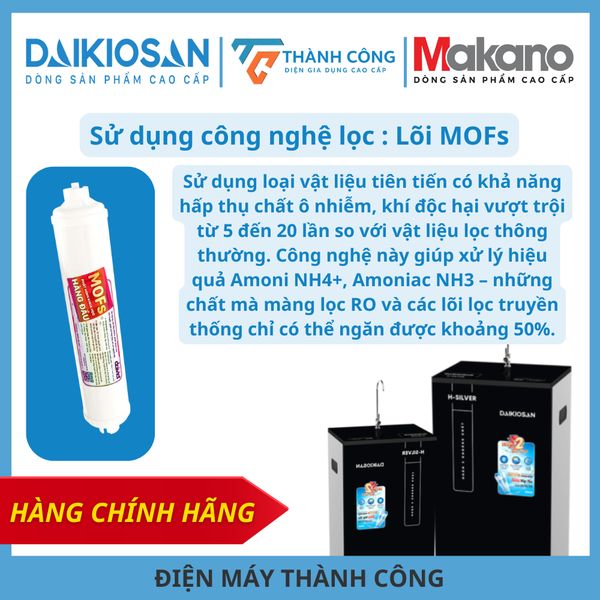 Máy lọc nước RO 9 cấp lọc siêu sạch H-silver Daikiosan DSW-32009K [Hàng chính hãng]