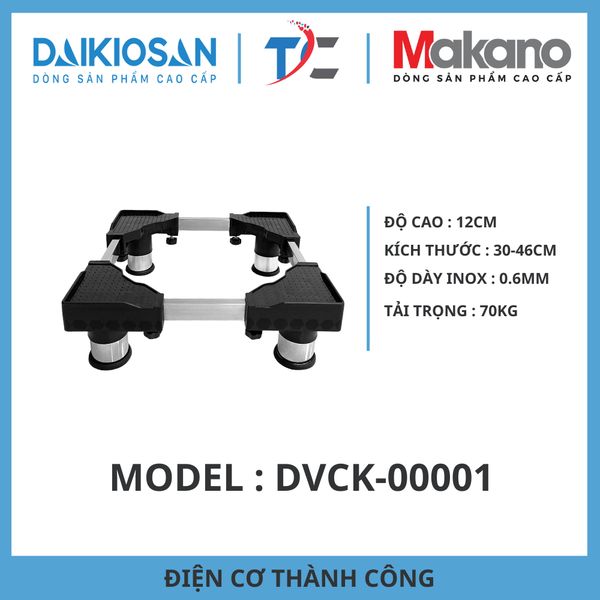 Chân kê máy lọc nước inox cao cấp Daikiosan DVCK-00001 sử dụng cho máy lọc nước RO và máy rửa chén