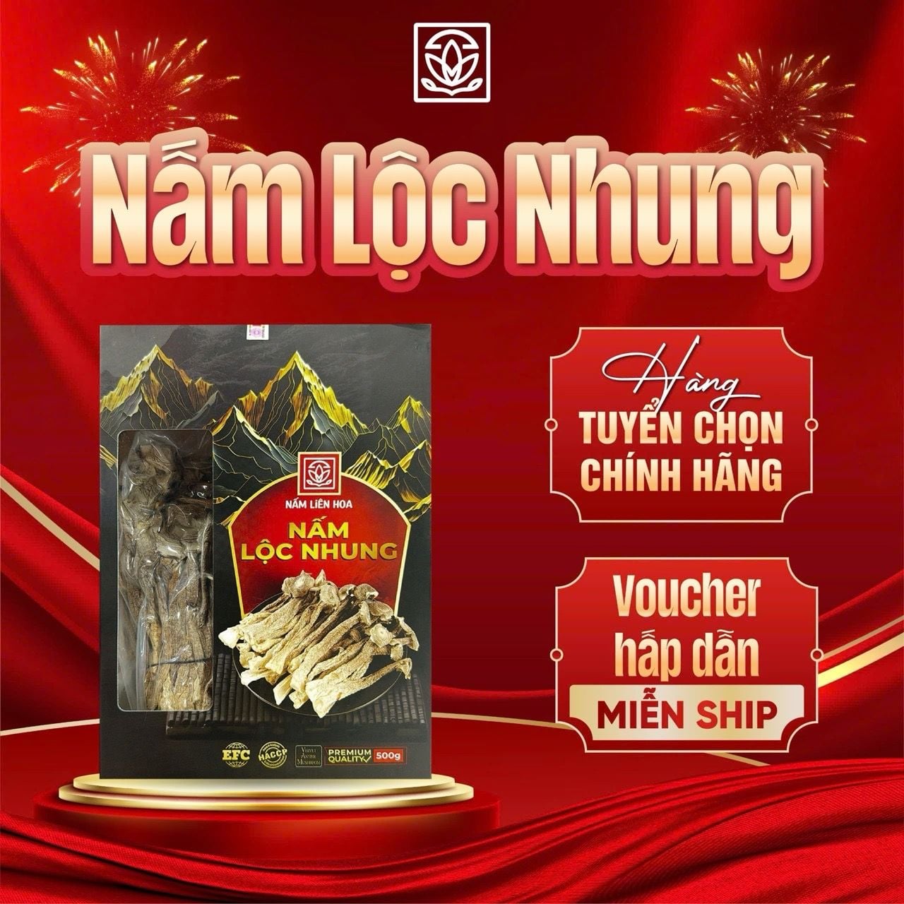  Nấm Lộc Nhung ( LOẠI VVIP NGUYÊN CÂY ) 