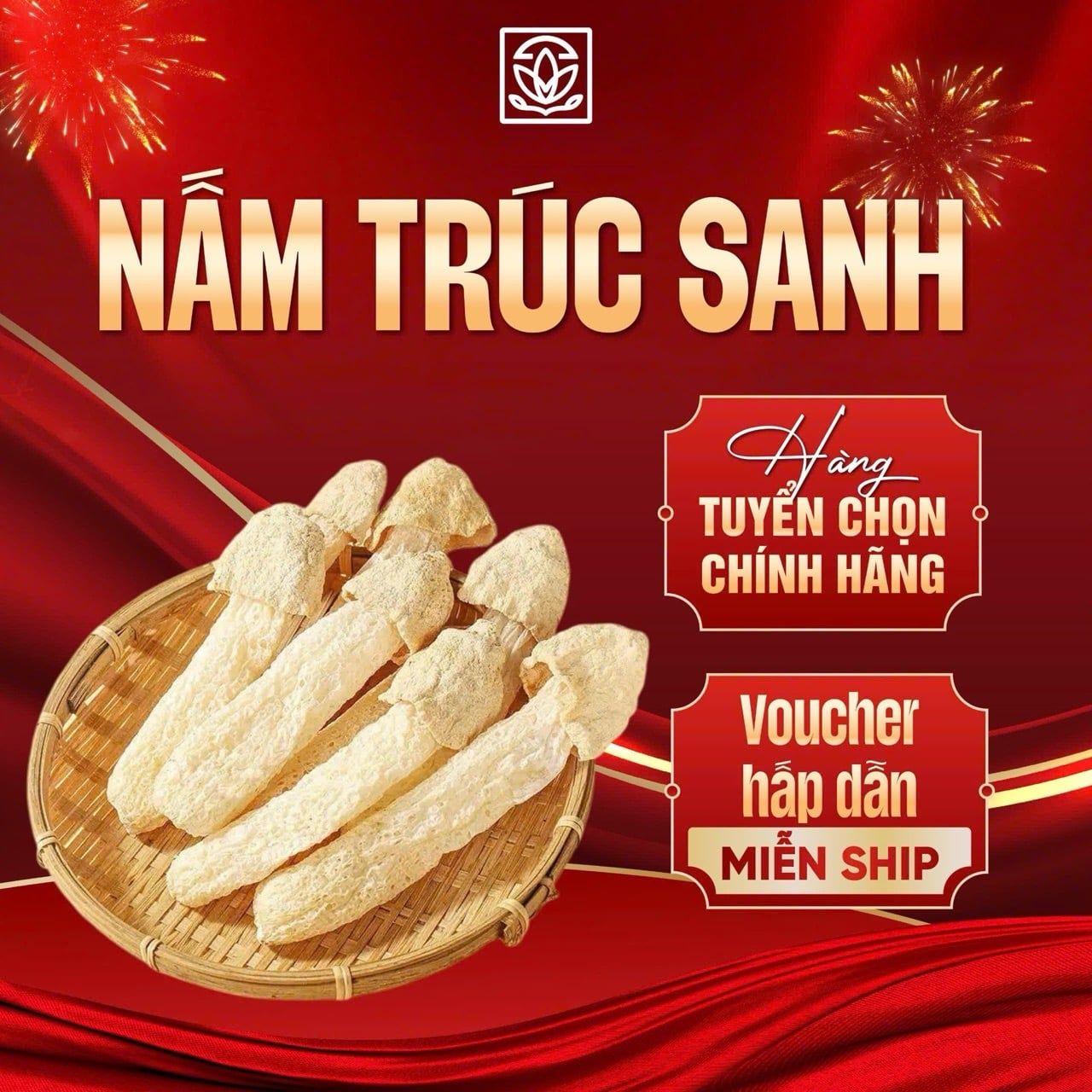  Nấm Trúc Sanh ( Không Độn ,Không Lá ) 