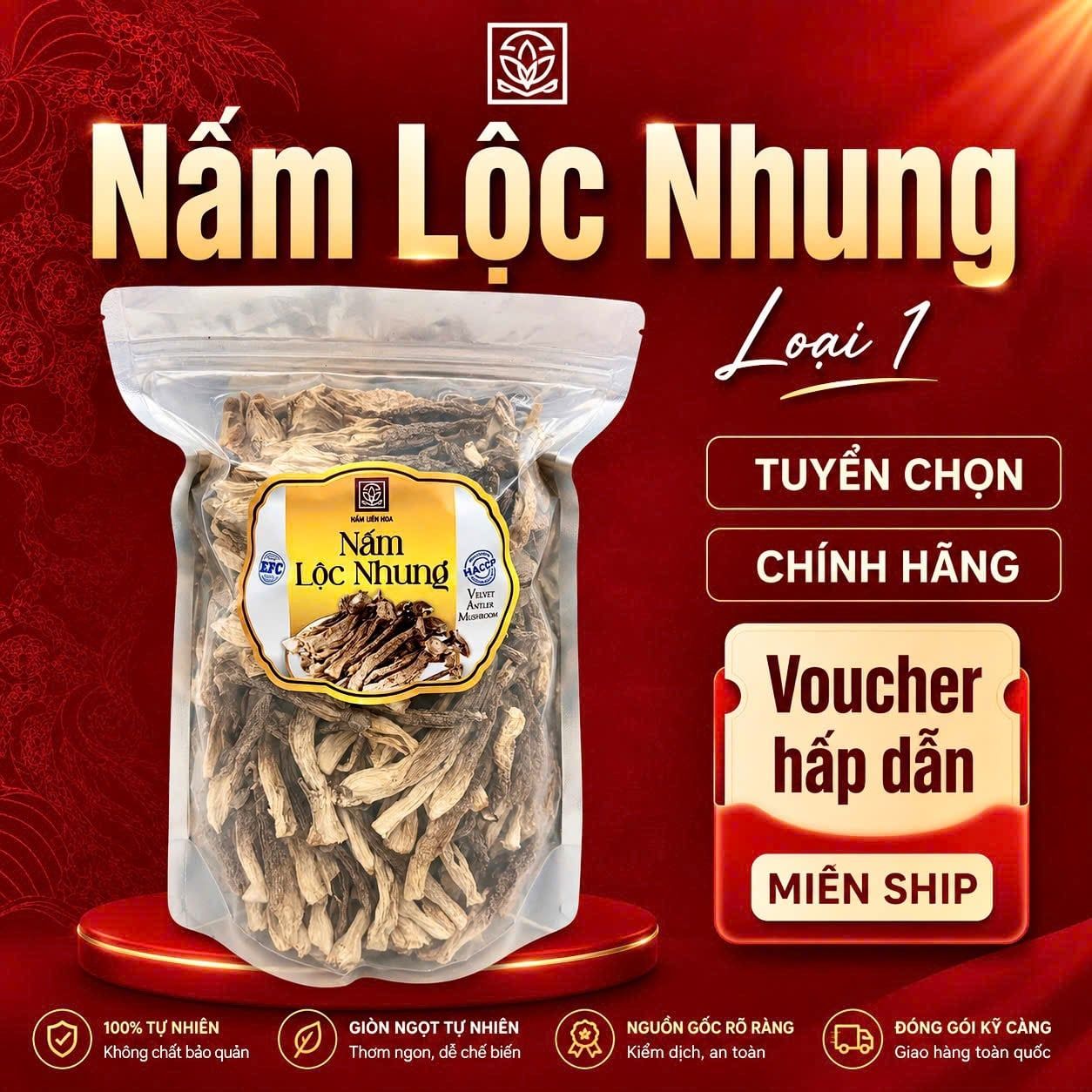  Nấm Lộc Nhung Loại 1 