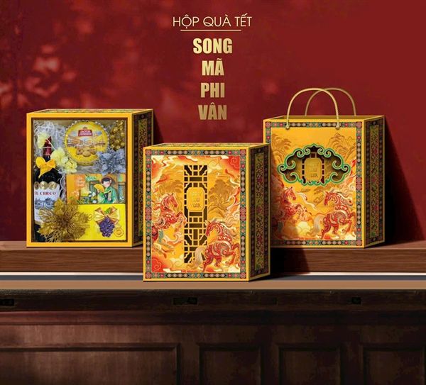 Hộp Quà Tết Song Mã Đủ Màu 2026