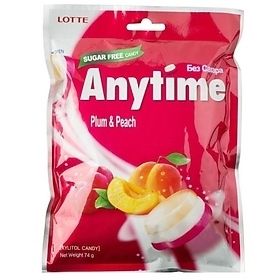 Kẹo Anytime Hương vị đào (74g)