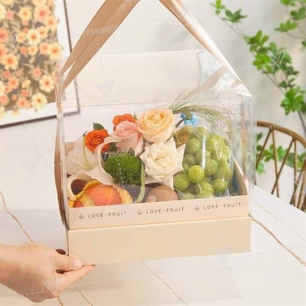 Hộp Vuông Mica Sinh Nhật