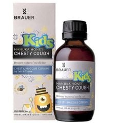 Siro trị ho BRAUER kids Manuka Honey Chesty Cough (100ml)