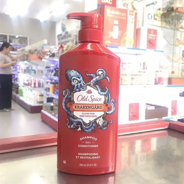 Dầu gội xả 2IN 1 Old Spice krakengard (650ml)