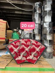 Giỏ Khay Gỗ Quạt 2026