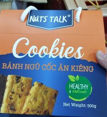 Bánh ngũ cốc ăn kiêng NUTS TALK cam (500g)