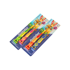 Bàn Chải Đánh Răng Trẻ Em Dentalux 0–6 Tuổi (Set 2 Cây)