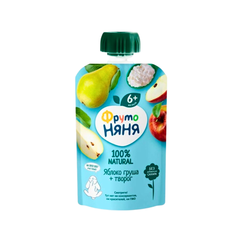 Trái Cây Nghiền Fruto Vị Táo, Lê, Phô Mai (90g)