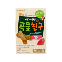 Bánh Cuộn Ivenet Grain Friend Vị Dâu (40g)