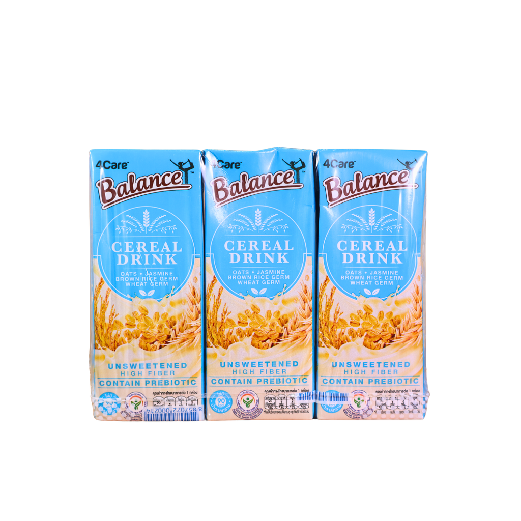 Sữa Hạt Ngũ Cốc Không Đường 4Care Balance (180ml)
