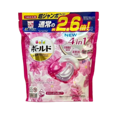 Viên giặt xả Gelbal hương hoa hồng Nhật Bản Túi 31 viên