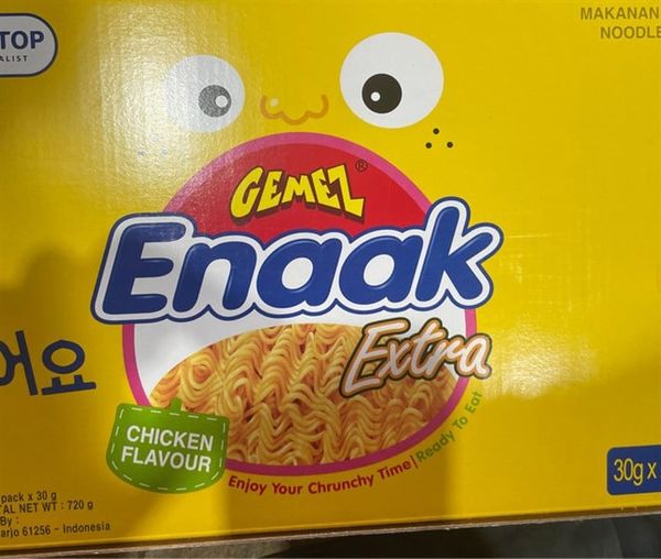Snack mì hương gà Enaak Extra (30g x 24 gói)