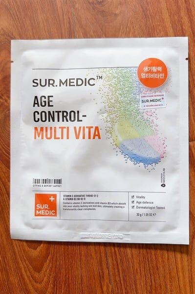 Mặt nạ trẻ hóa da Sur.Medic+ Age Control Multi Vita (30g)