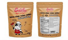 Snack bánh tráng nướng SACHI phủ khô bò cay (45g)