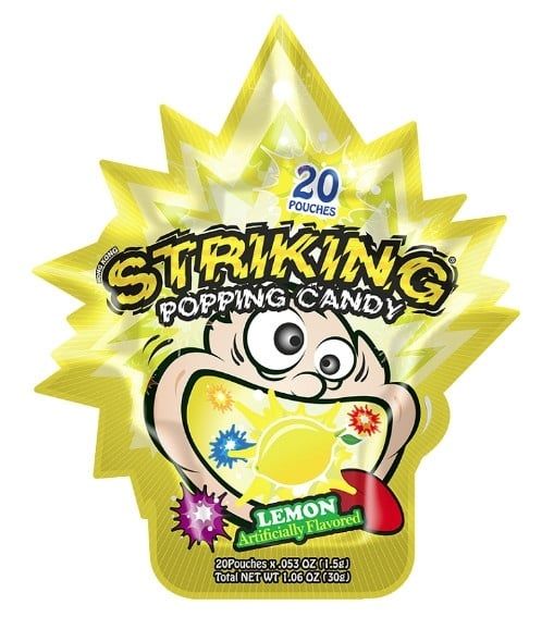 Kẹo nổ STRIKING vị lemon (30g)