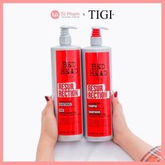 Dầu Gội TIGI Bed Head Resurrection Super Repair Shampoo Đỏ Mới (Chai 970ml)