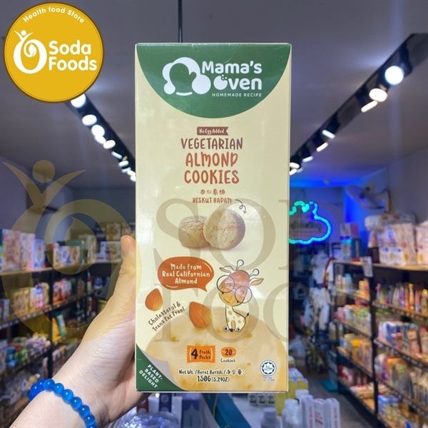 Bánh quy hạnh nhân chay MAMA'S OVEN (150g)