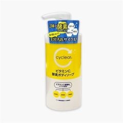 Sữa tắm dưỡng sáng da cyclear Vitamin C enzyme body soap ｃｙｃｌｅａｒビタミンｃ酵素ｂｓ 本体500ML