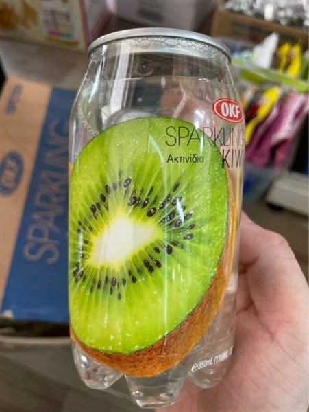 Nước OKF sparkling vị kiwi 350ml