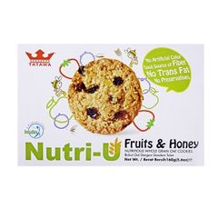 Bánh ăn kiêng Nutri-U fruits & honey (160g)