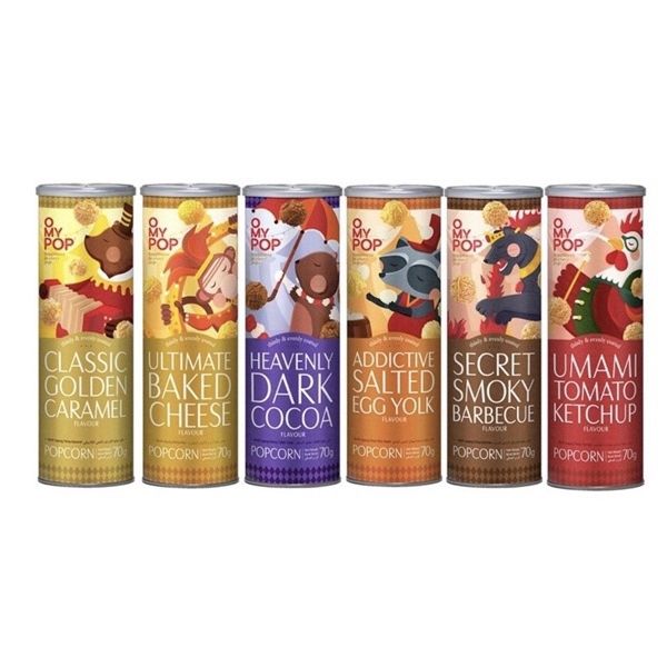 Snack Bắp Rang Omypop Vị Trứng Muối (70g)