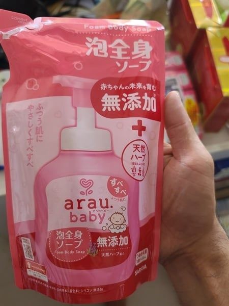 Sữa tắm Arau túi 400ml Nhật Bản túi