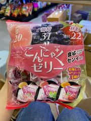 Thạch trái cây AGURI mix vị nho đào táo (288g)