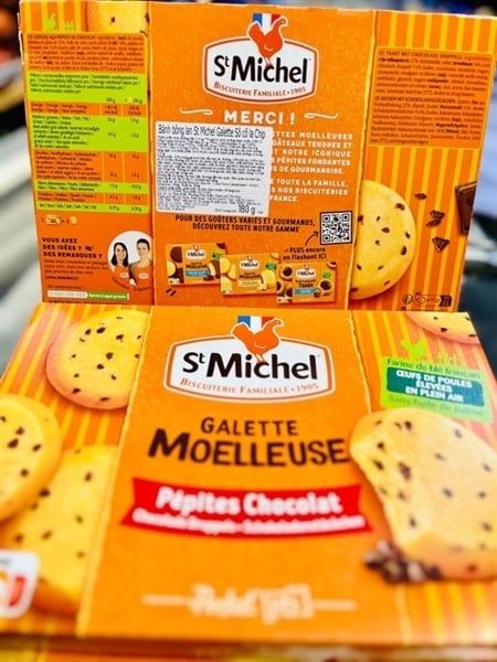Bánh bông lan St Michel pe1pites chocolat (180g)