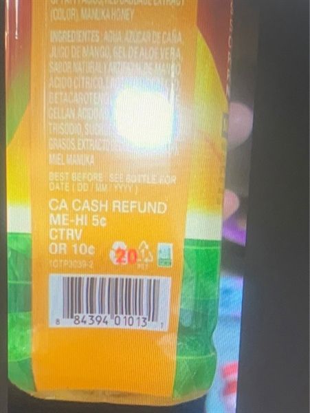 Nước ép xoài nha đam OKF honey mango with aloe 500ml