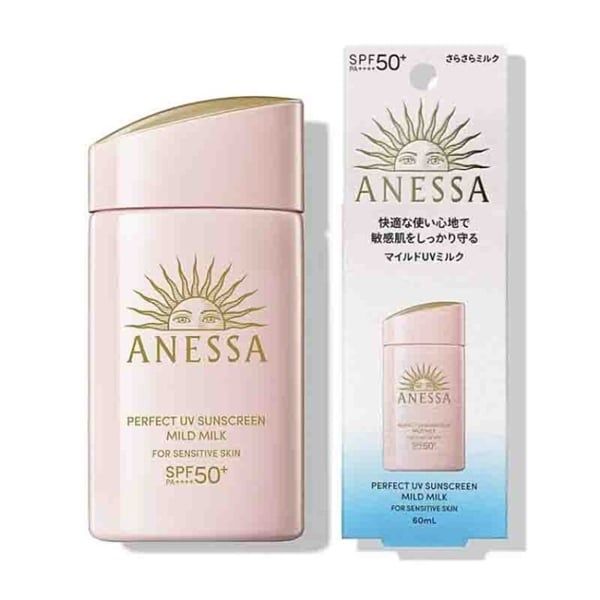 Sữa Chống Nắng Anessa Cho Da Nhạy Cảm Và Trẻ Em SPF50+ 60ml