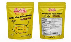 Snack bánh tráng nướng SACHI phủ phô mai (45g)